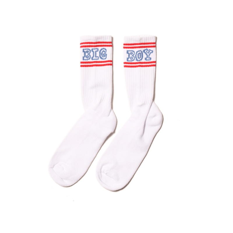 Polar Big Boy Socks White / Blue / Red