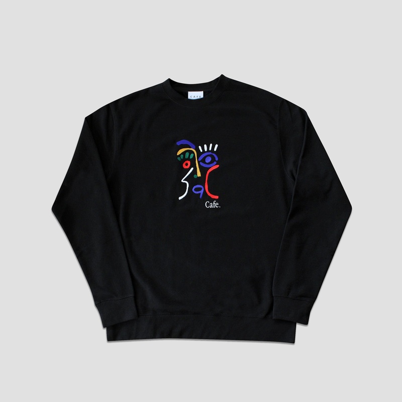 Skateboard Cafe “Marcello” Crew Black