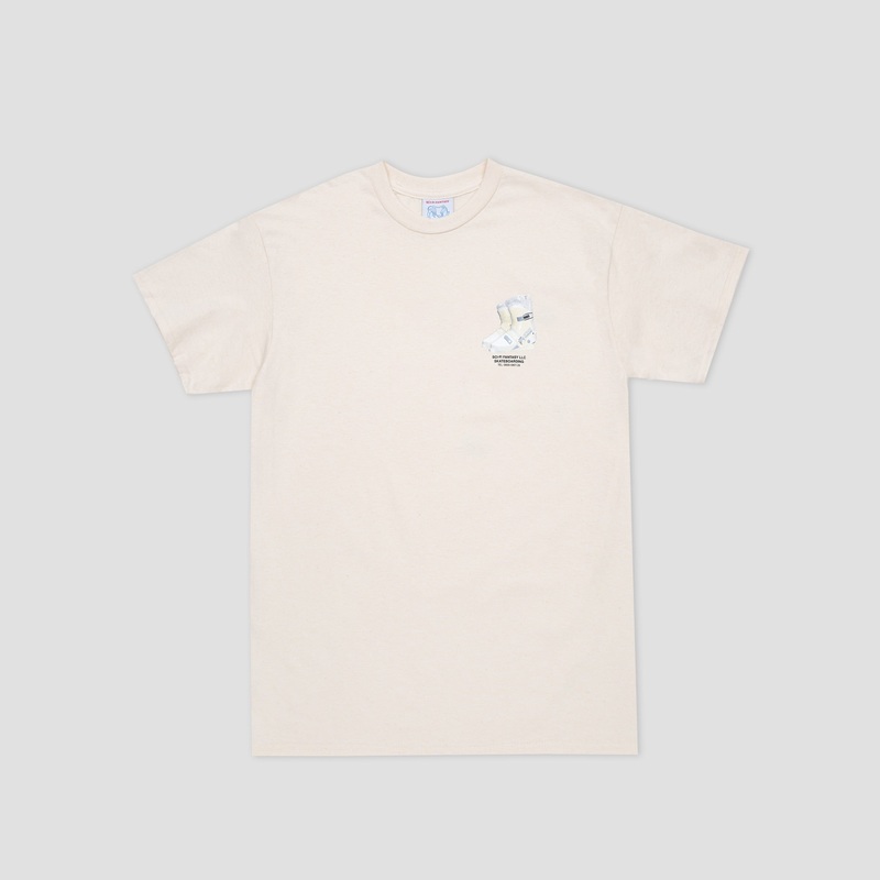 Sci-Fi Fantasy Ski Boot T-Shirt Natural