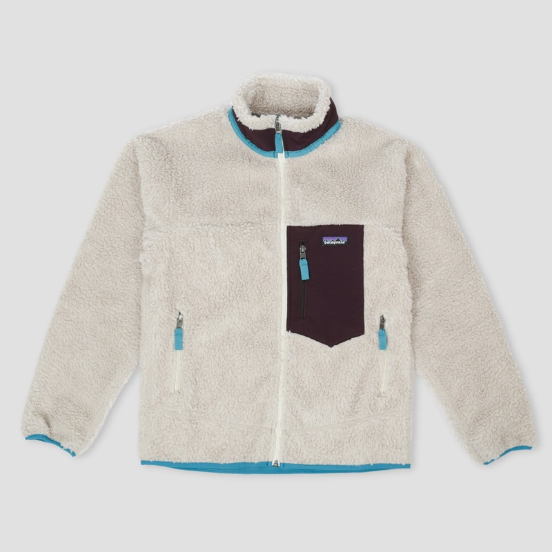 Patagonia Classic Retro-X Fleece Jacket Natural / Obsidian Plum