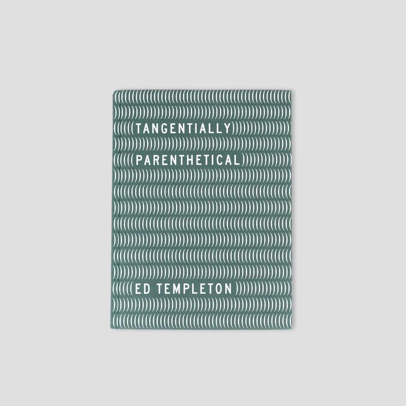 Ed Templeton Tangentially Parenthetical Book