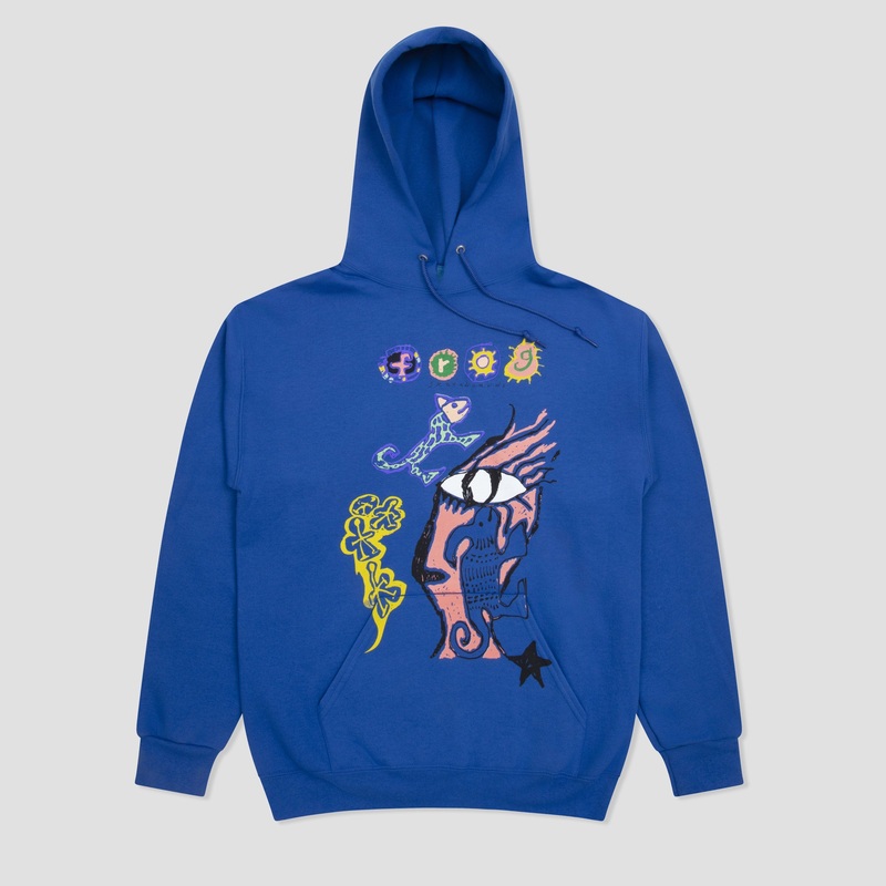 Frog Breath of Stars Hood Royal