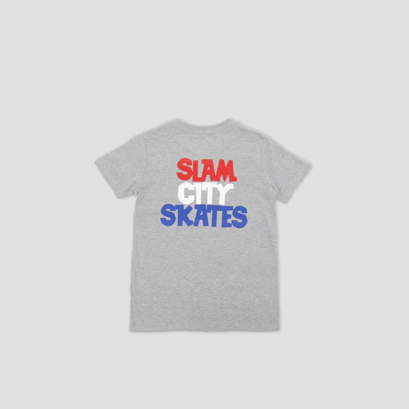 Slam City Classic Scale Logo Kids T-Shirt Heather