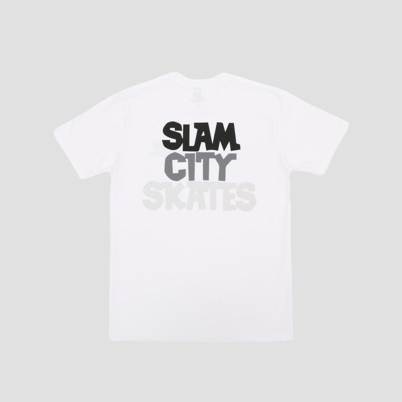Slam City Classic Scale Logo T-Shirt White