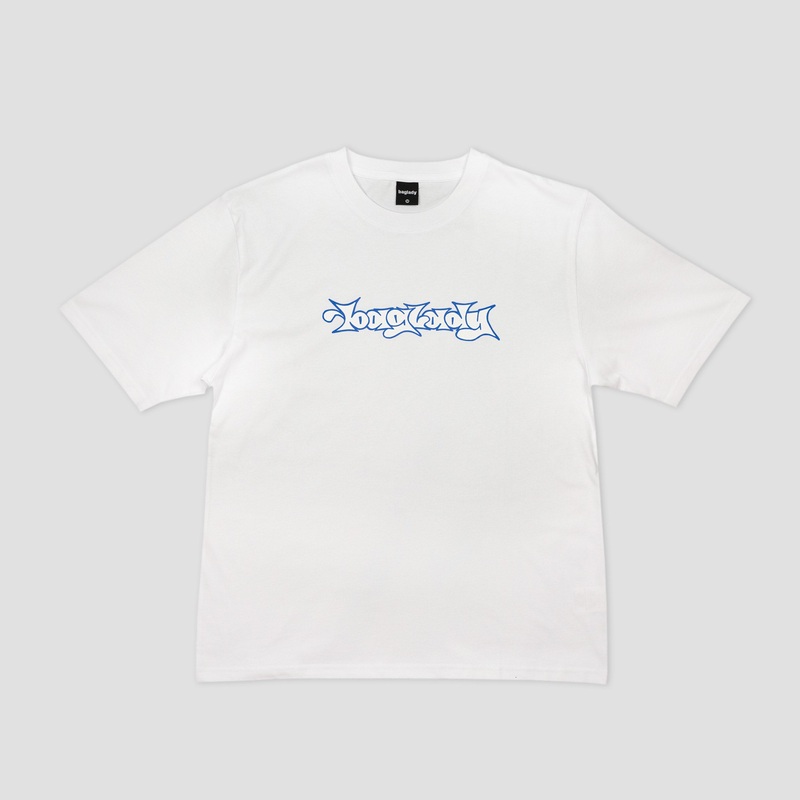 Baglady Bootleg Throw Up T-Shirt White