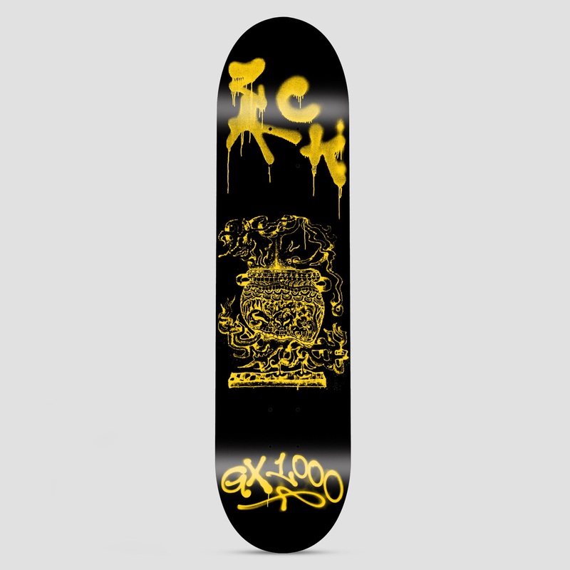 GX1000 8.375 Sincere – Zack Krull Skateboard Deck Black