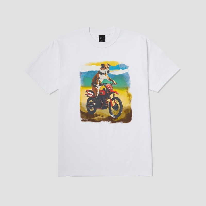 Huf Road Dog T-Shirt White