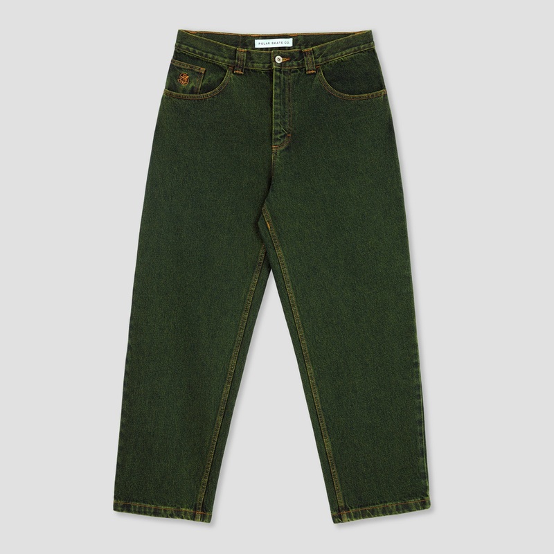 Polar 93! Pants Chartreuse / Blue