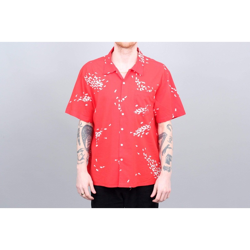 Brixton Lovitz Woven Shirt Red / White