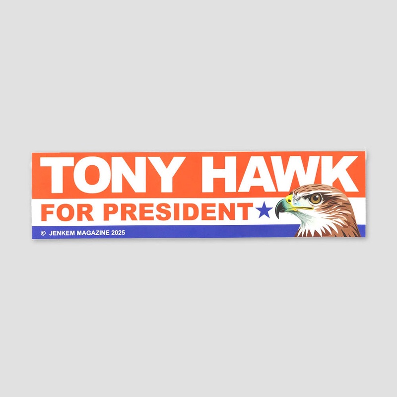 Jenkem Hawk 4 Prez Bumper Sticker