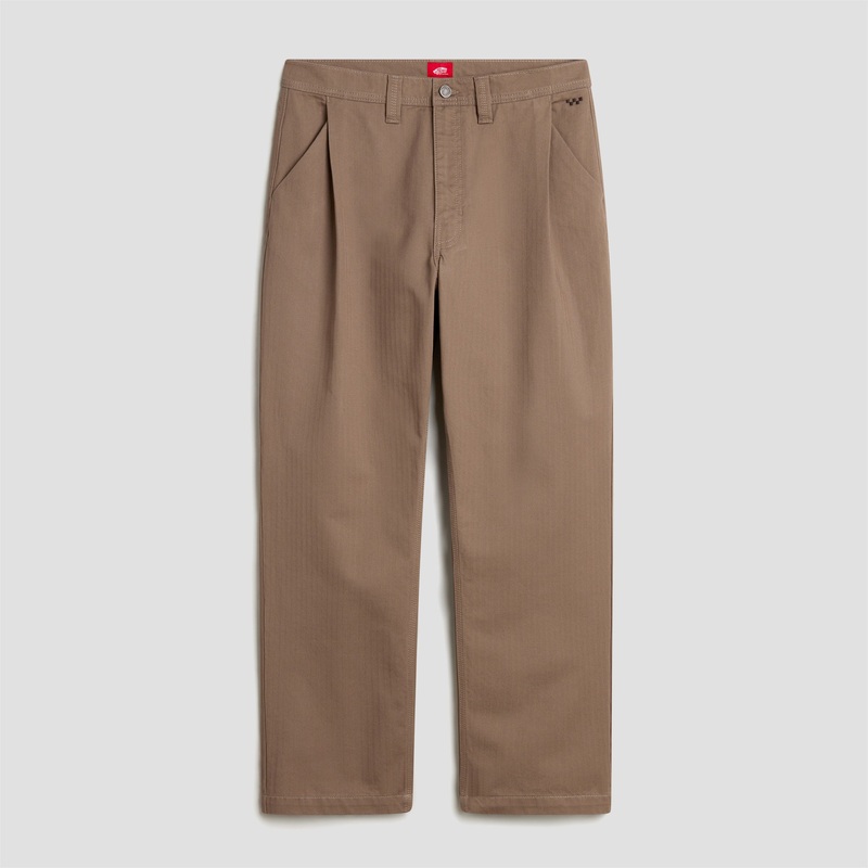 Vans Skate Loose Pleated Pant Walnut