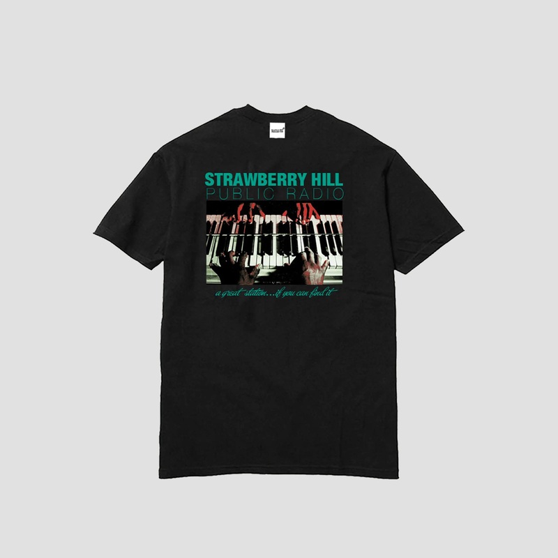 Strawberry Hill Philosophy Club Public Radio T-Shirt Black