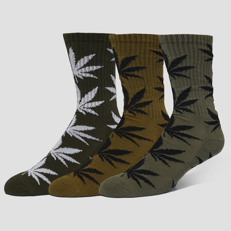 HUF Set 3 Pack Plantlife Sock