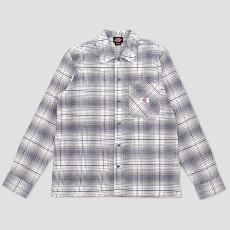 Dickies Forest Check Shirt Stormy Weather