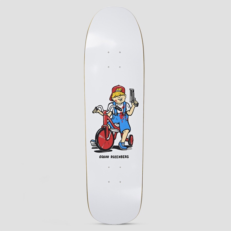 Polar 1991 Jr Oskar Rozenberg Tricycle Skateboard Deck