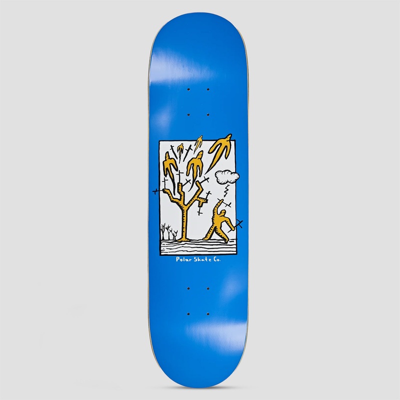 Polar 8.125 Team Heaven Blue Skateboard Deck