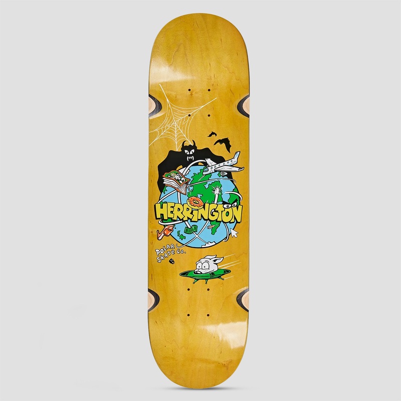 Polar 8.25 Aaron Herrington Planet Herrington Wheel Wells Skateboard Deck