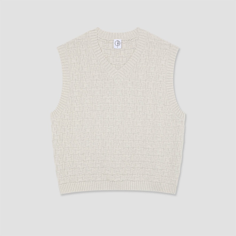 Polar Alex Vest Heather Beige Grey