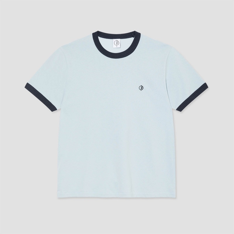 Polar Ringer T-Shirt Light Blue / Navy