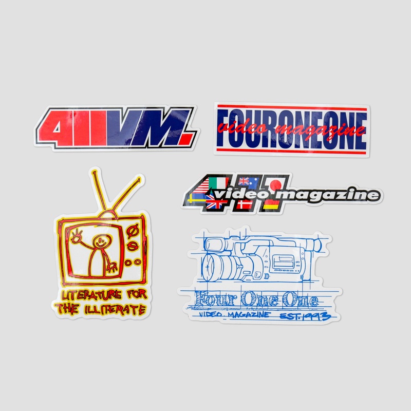 411 Logos Assorted Sticker Pack