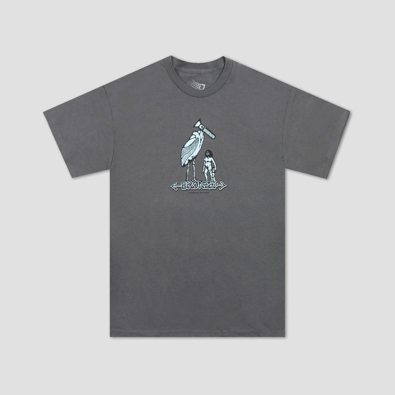 Bronze Hardware History T-Shirt Charcoal