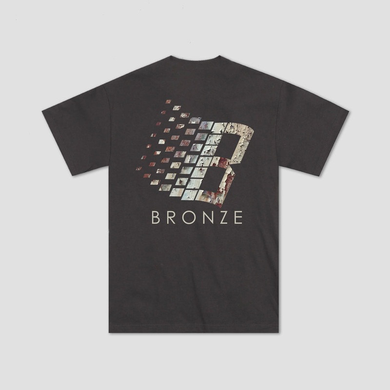 Bronze Logo Rust T-Shirt Black