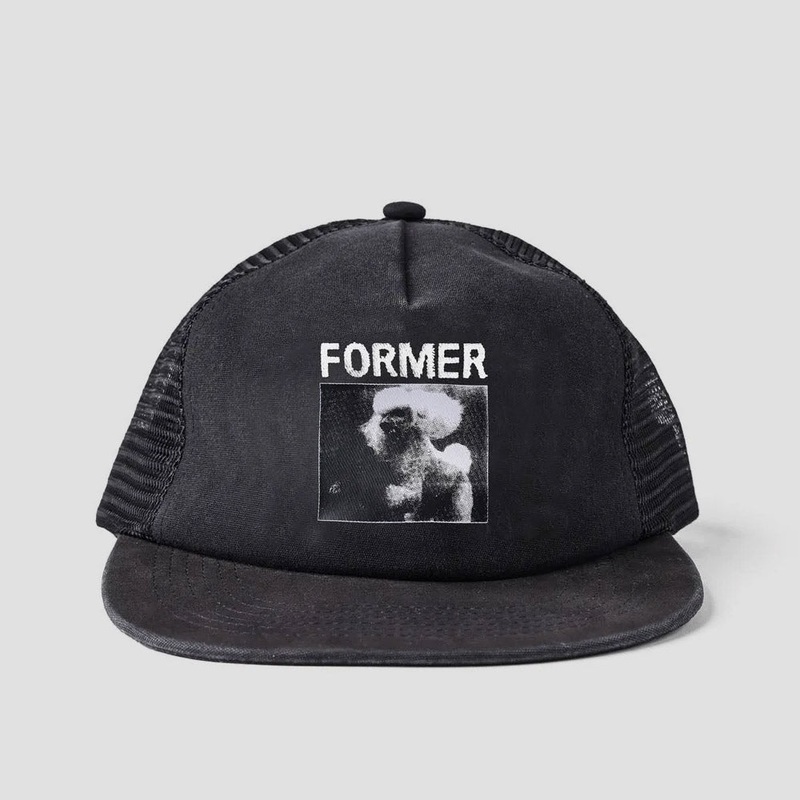 Former War Poodle Trucker Cap Black