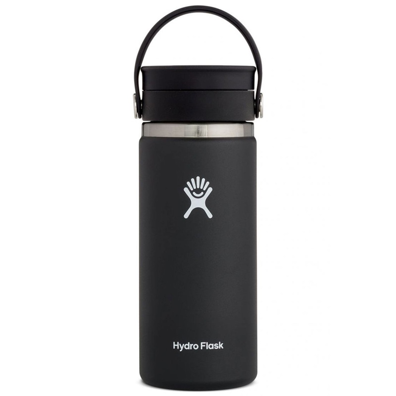 16oz Coffee with Flex Sip Lid Black Bottle