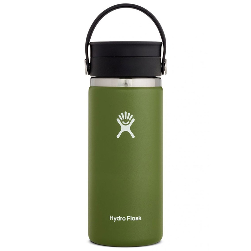 16oz Coffee with Flex Sip Lid Olive Bottle