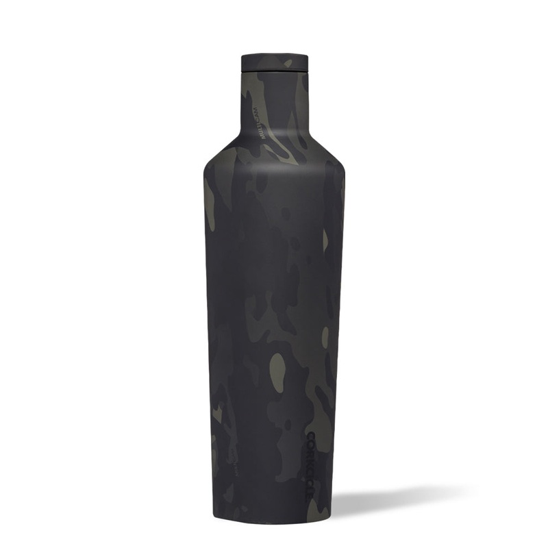 Camo 25oz Multicam Black Canteen