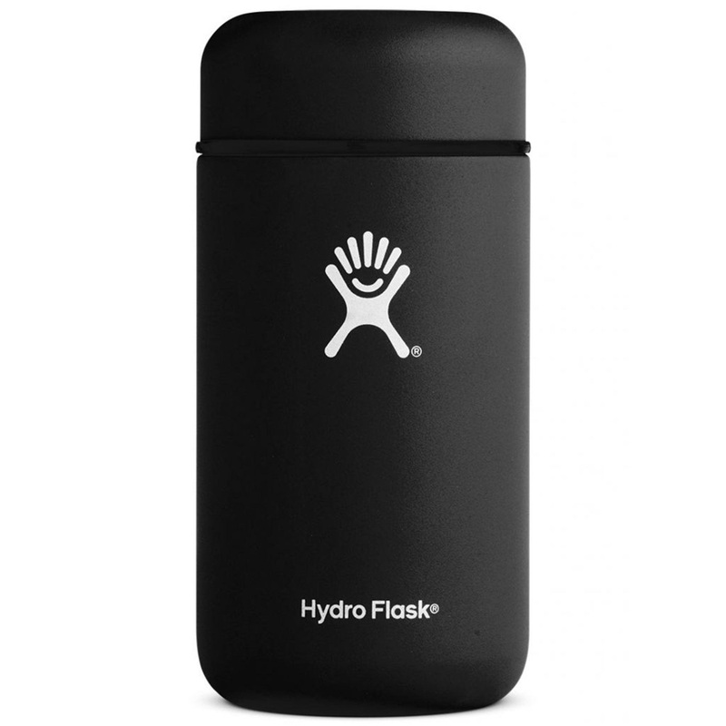 12oz Black Food Flask
