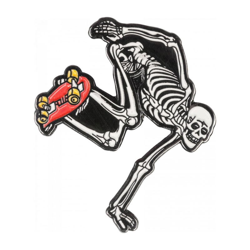 Skateboard Skeleton Pin