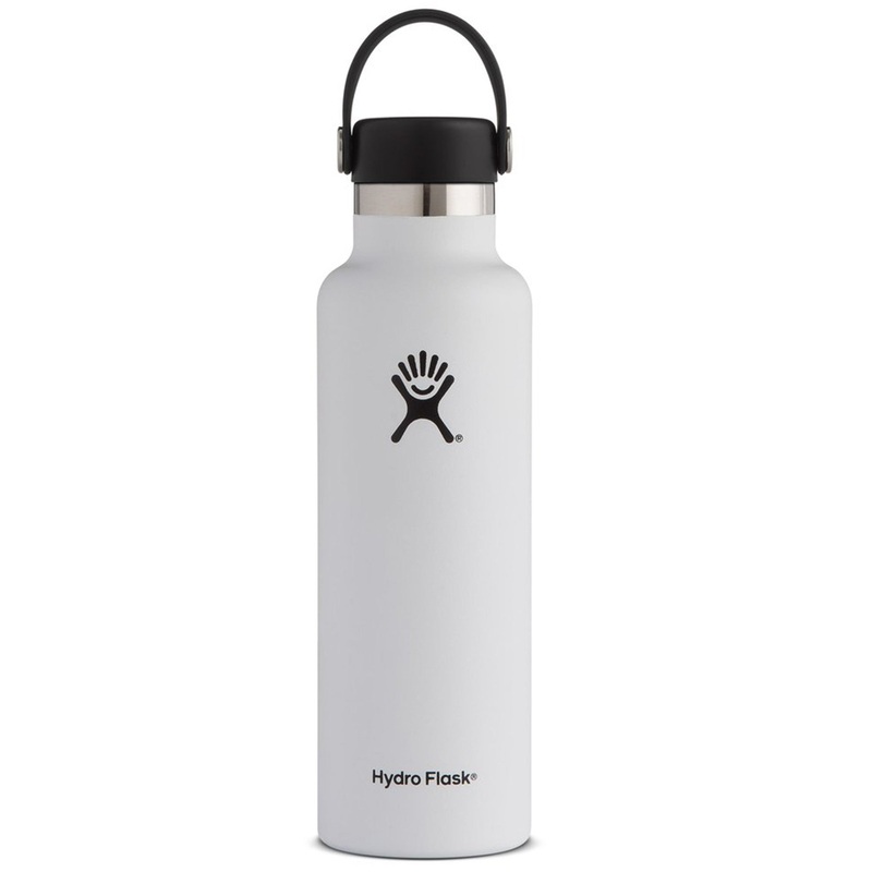 21oz Standard Mouth with Flex Cap White Bottle