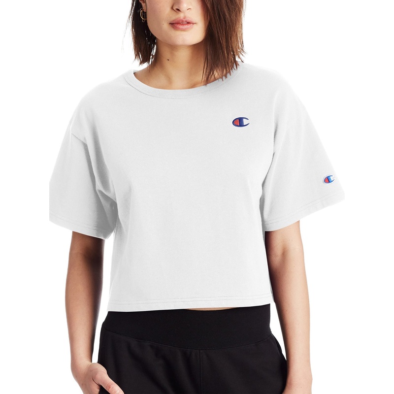 Heritage Cropped Emb C Logo T-Shirt