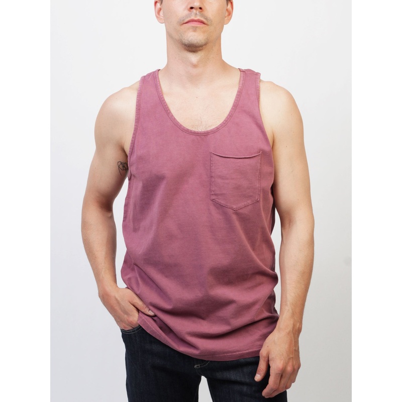 Pocket Mineral Wash Tank Top