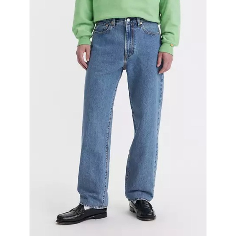 568 Loose Straight Blue Essentials Jeans