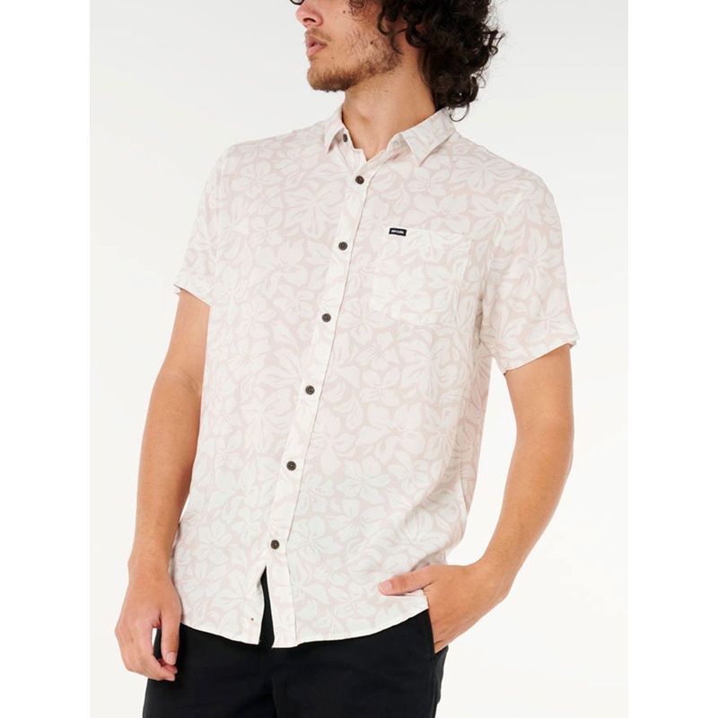Fun Times Floral Short Sleeve Buttondown Shirt