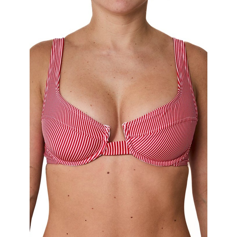 Georgette Shiny Bikini Top