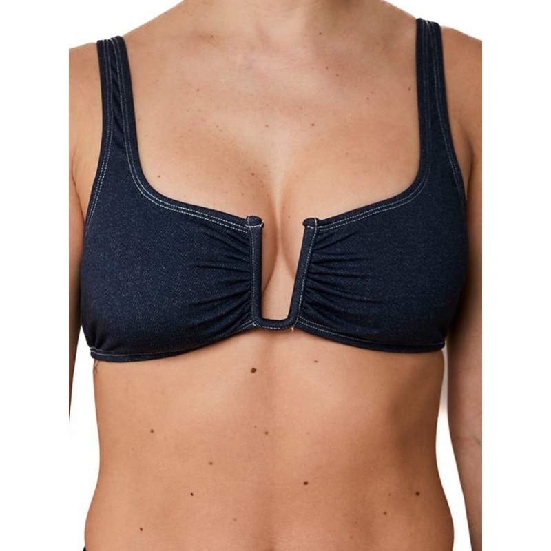 Hazel Denim Bikini Top