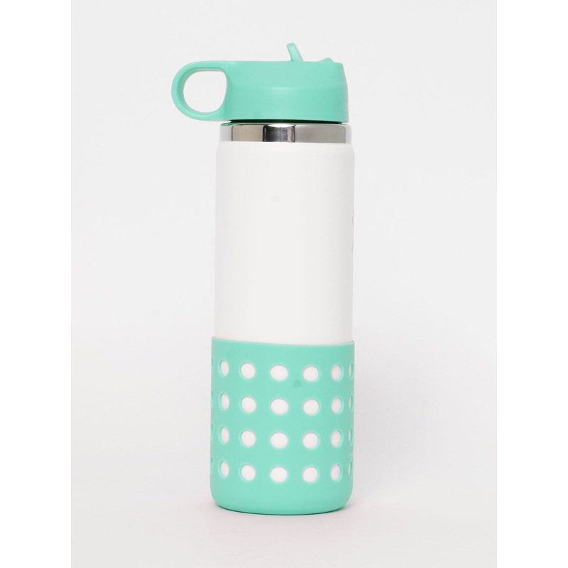 20oz Wide Mouth with Straw Lid & Boot Island Bottle (Little Kids)