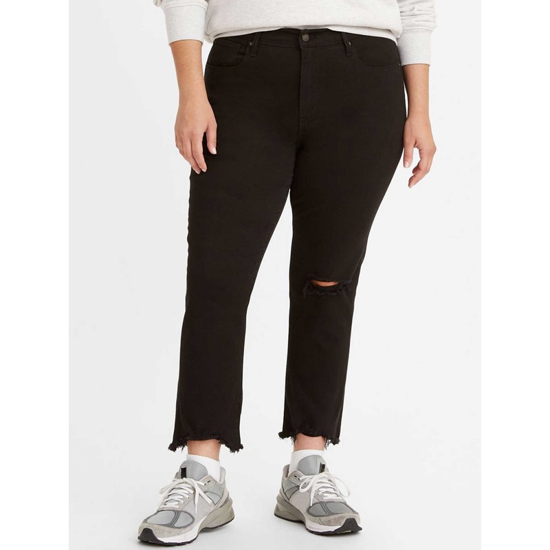 724 High Rise Straight Cropped Jeans
