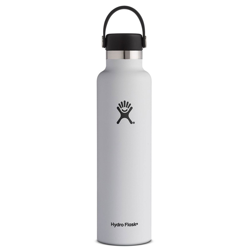 24oz Standard Mouth with Flex Cap White Bottle