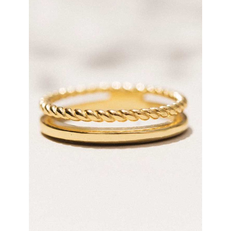 Duetto Gold Ring