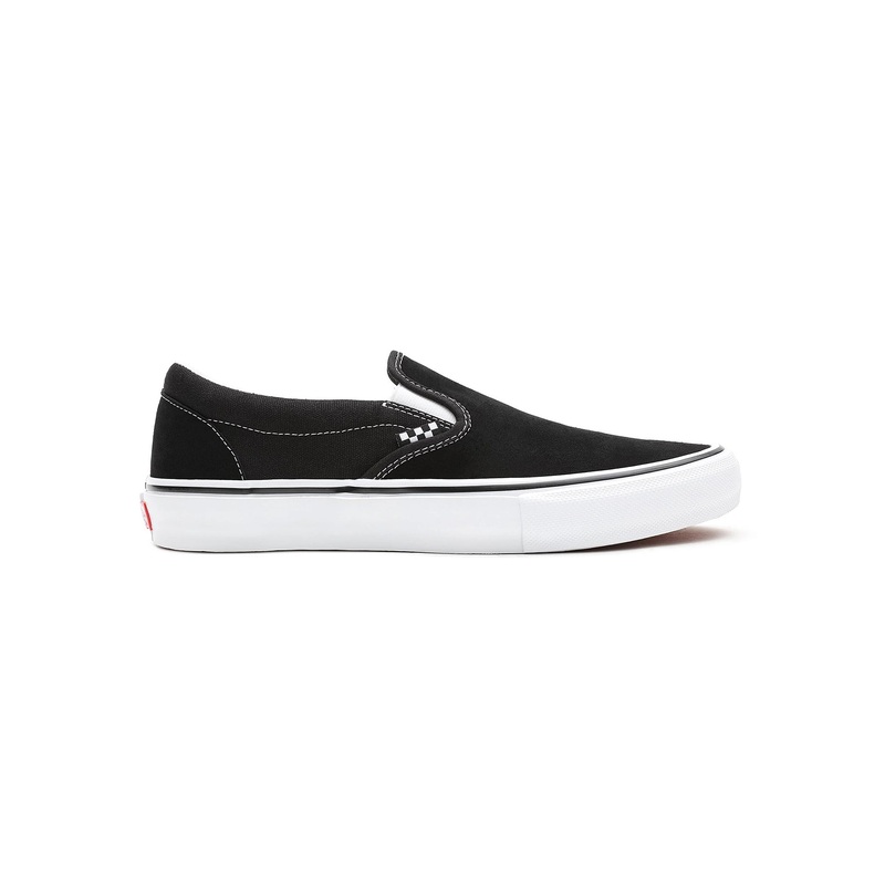 Skate Slip-On Black/White Shoes
