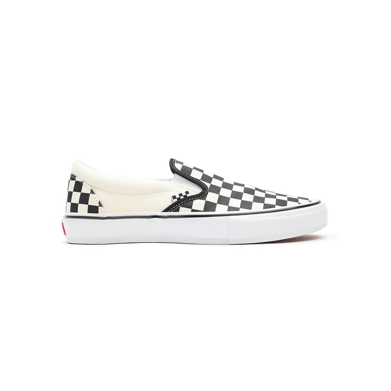 Skate Slip-On Checkerboard Black/Off White Shoes