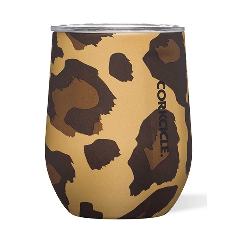 Exotic 12oz Luxe Leopard Stemless Cup
