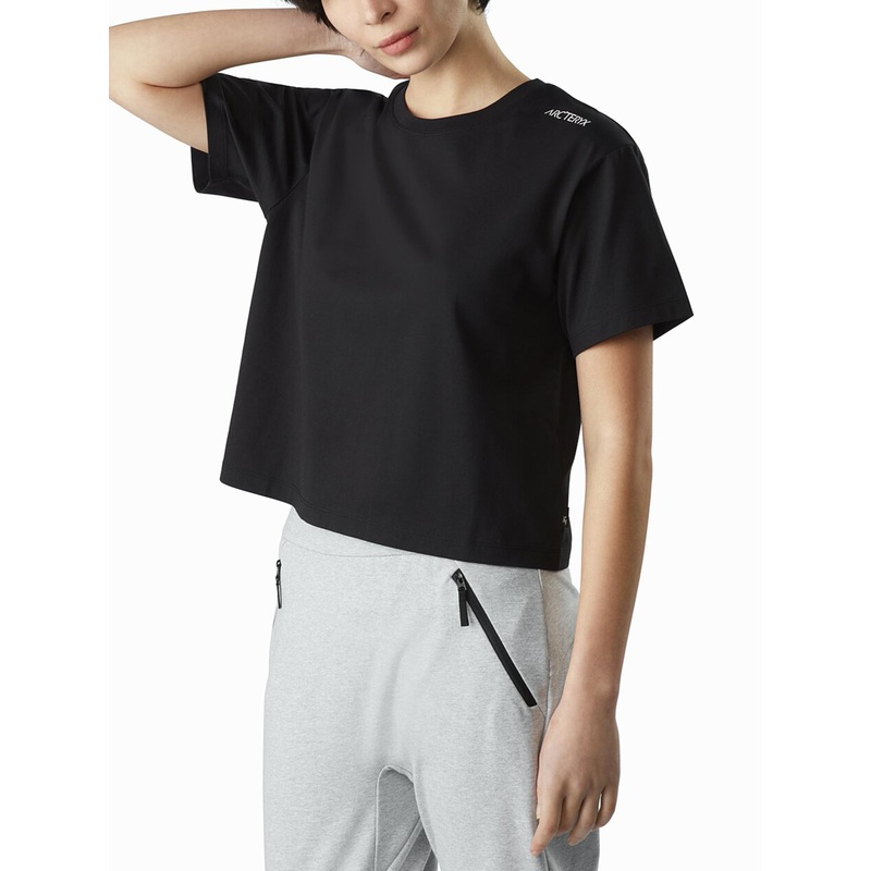 Off Center Crop T-Shirt