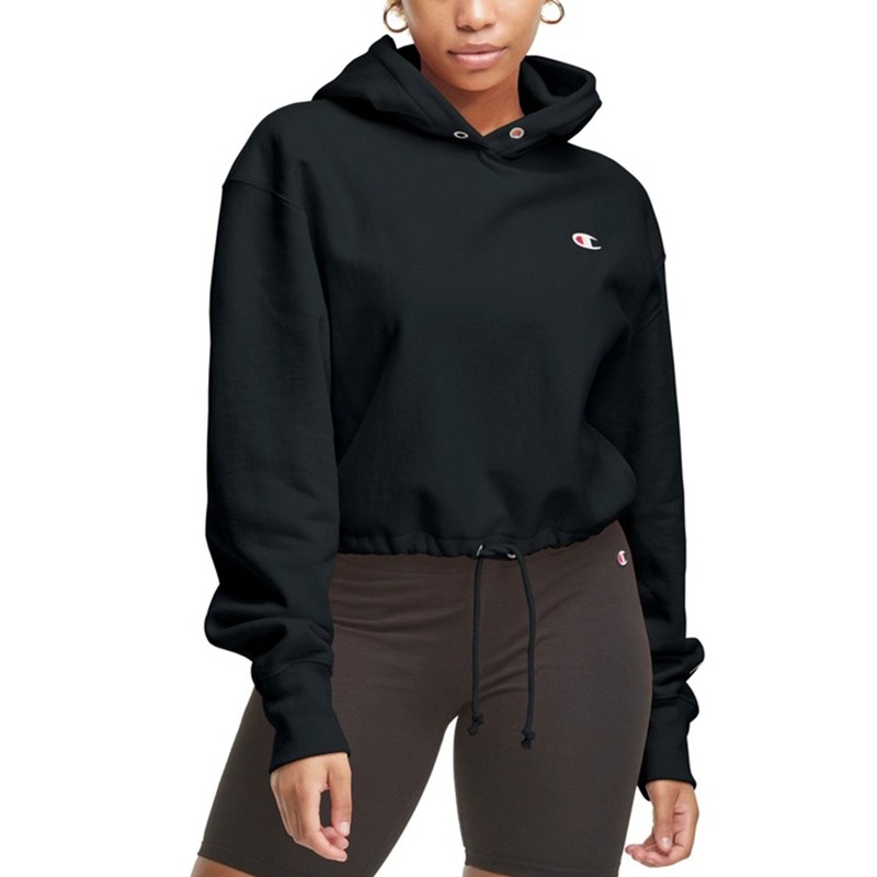 Reverse Weave Cinched Hoodie