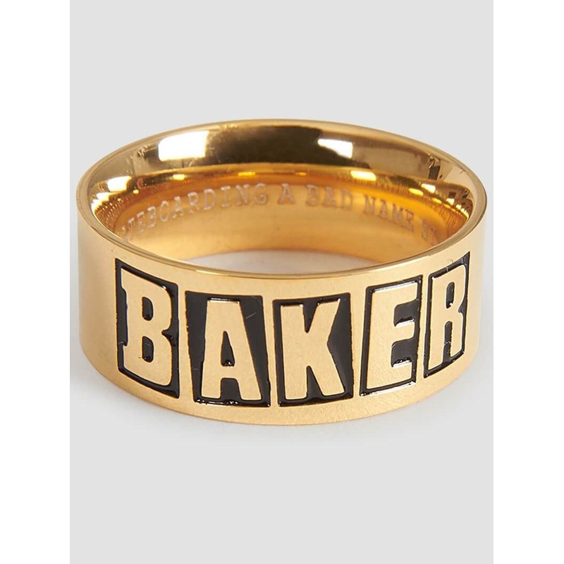 Brand Logo Gold Ring