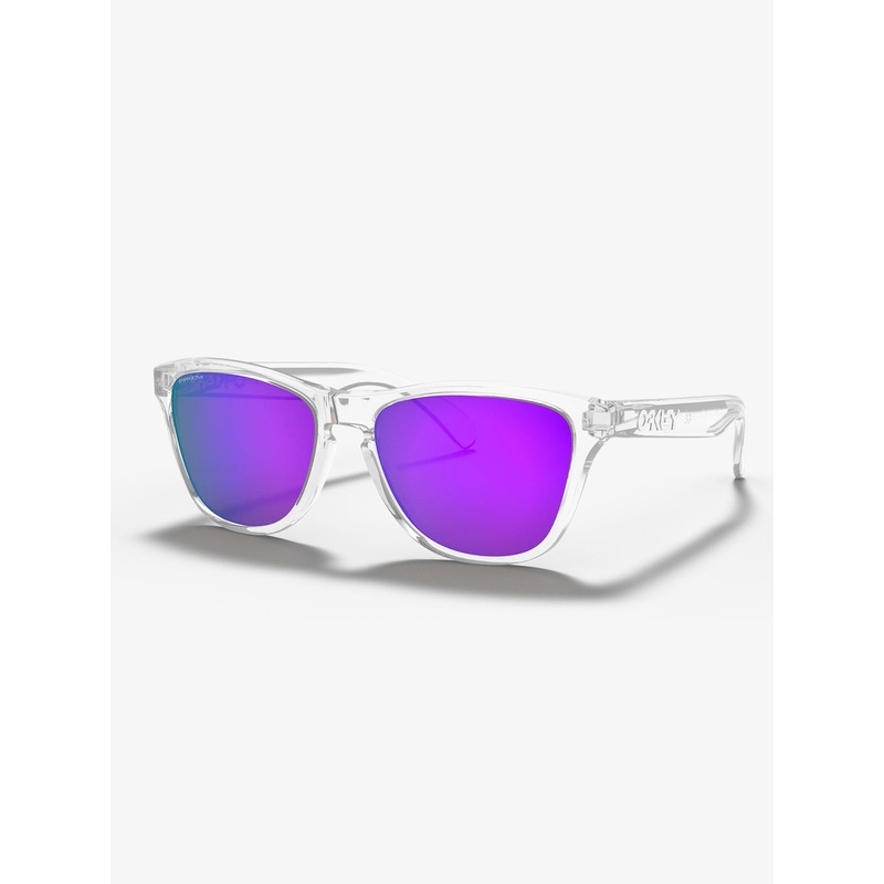 Frogskins XS Clear Prizm Violet Polished Sunglasses (Kids)
